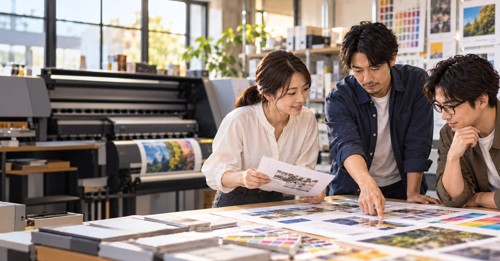 広告印刷:担当者に集まる仕事は、どうすればチームで進められるのか?の記事イメージ(AI生成イメージ)