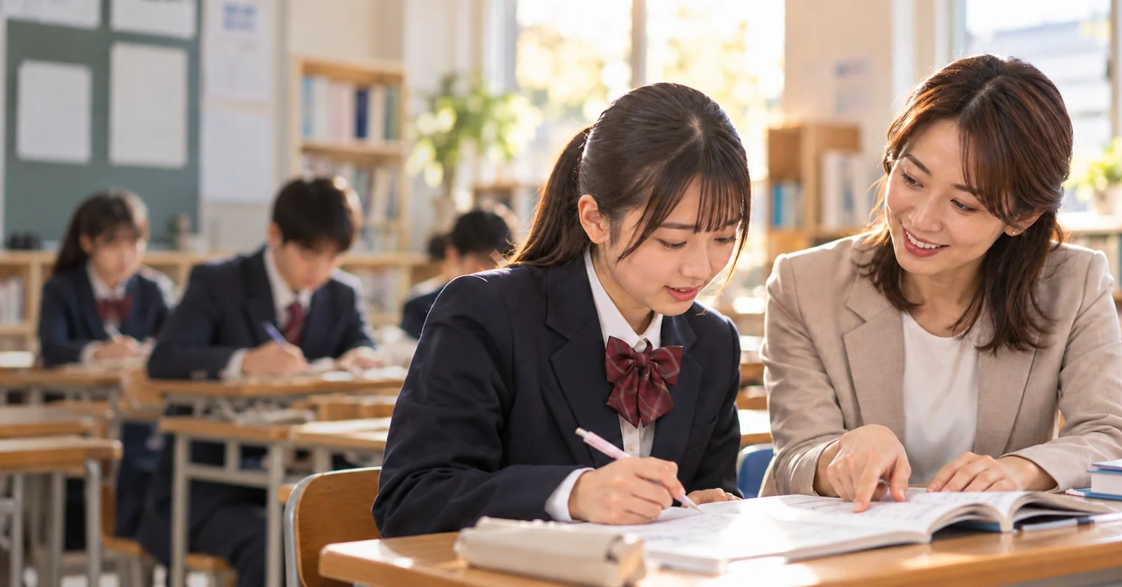 教育・学習支援:生徒のつまずきは、どうすれば日々の声かけに生かせるのか?の記事イメージ(AI生成イメージ)