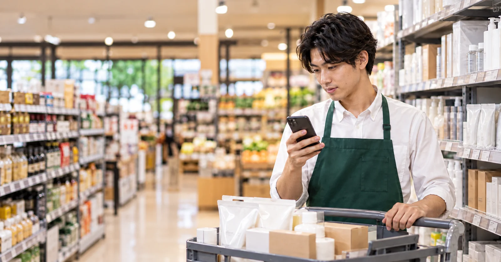 小売:店舗の仕事は、どうすれば必要なときに自分で学べるのか?の記事イメージ(AI生成イメージ)