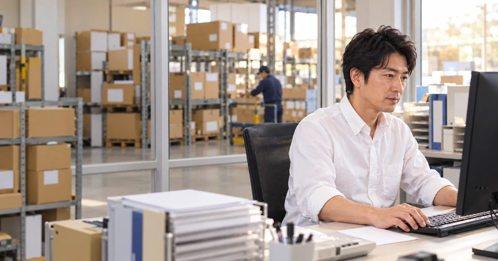 卸売:受注情報は、どうすれば転記や確認の手間を減らして扱えるのか?の記事イメージ(AI生成イメージ)